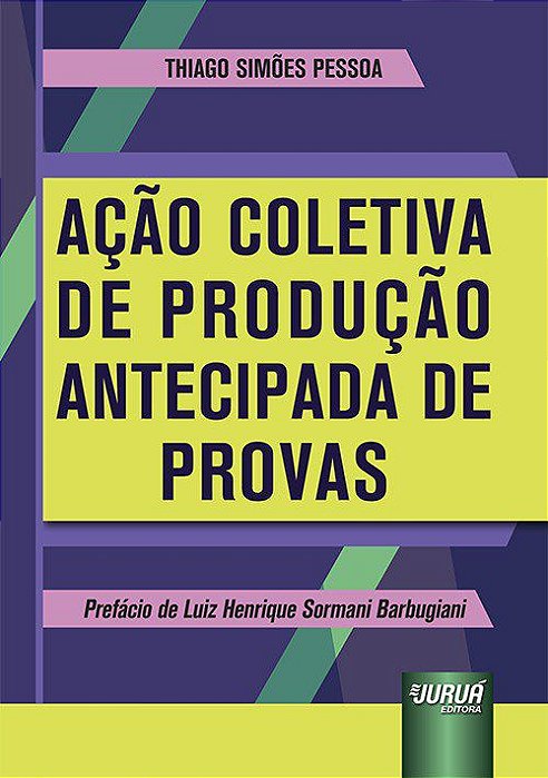 Livro Ação Coletiva de Produção Antecipada de Provas