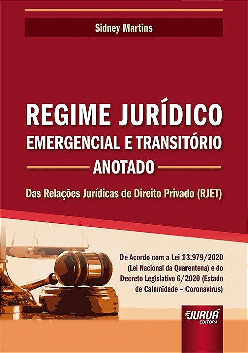 Livro Regime Juridico Emergencial e Transitorio - Anotado - Martins
