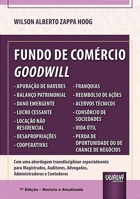 Livro Fundo de Comércio Goodwill