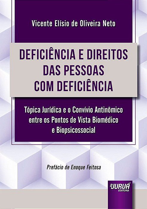 Livro Deficiência e Direitos das Pessoas com Deficiência  Oliveira Neto