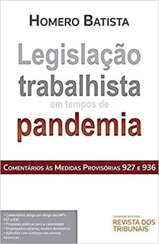 Livro Legislacao Trabalhista em Tempos de Pandemia - Batista