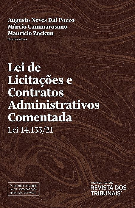 Livro Lei de Licitações e Contratos Administrativos Lei 14.133/21 Comentada