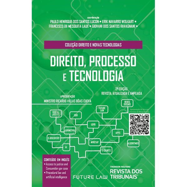 Livro Direito, Processo e Tecnologia - Lucon/wolkart/laux
