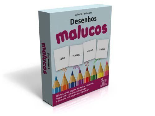 LIvro Desenhos Malucos: Animal, Ação, Lugar e Elemento Surpresa