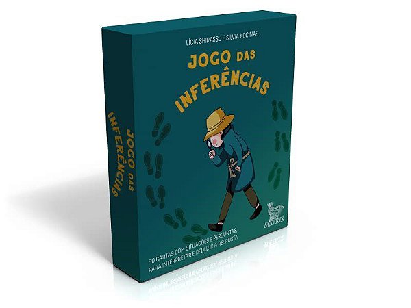 Jogo das Inferências - 50 Cartas com Situações e Perguntas para Interpretar - Shirassu , Kocinas