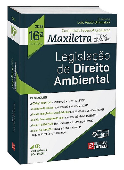 Livro Legislacao de Direito Ambiental - Sirvinskas