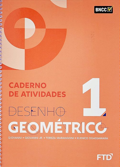 Livro Desenho Geométrico Vol 1 - Caderno de Atividades - Giovanni - FTD