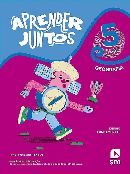 Livro Aprender Juntos Geografia 5 Ano Bncc Ed 2021 - Sm
