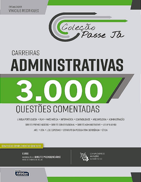Livro 3000 Questões Comentadas: Carreiras Administrativas