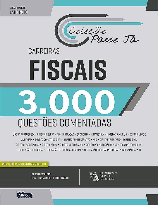 Livro 3000 Questões Comentadas: Carreiras Fiscais 2021