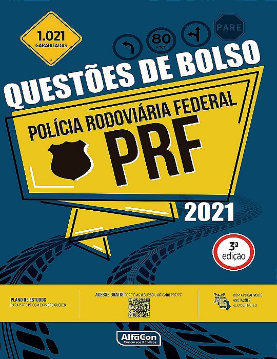 Livro Questoes de Bolso: Policia Rodoviaria Federal - Editora Alfacon