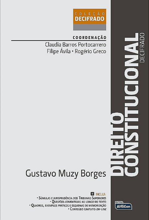 Livro Direito Constitucional Decifrado - Borges