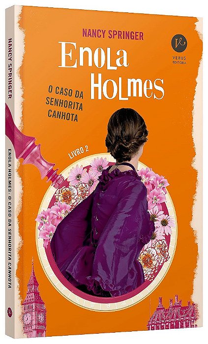 Livro Enola Holmes O Caso da Senhorita Canhota Vol 2