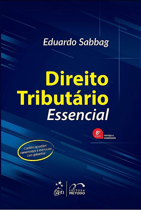 Livro Direito Tributário Essencial Sabbag
