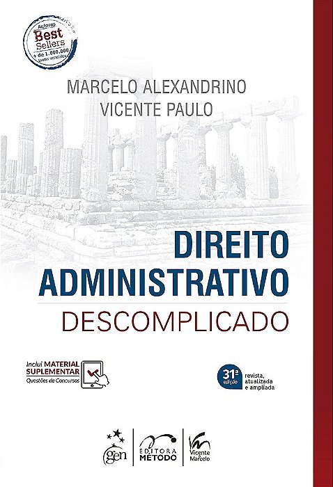 Livro Direito Administrativo Descomplicado Alexandrino