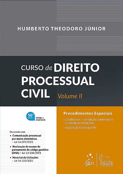 Livro Curso de Direito Processual Civil - Vol. 2 - Theodoro Junior