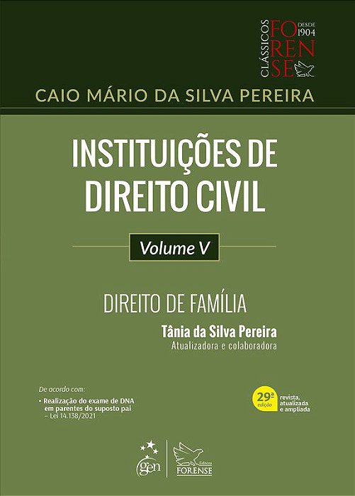 Livro Instituicoes de Direito Civil - Direito de Familia - Vol. V - Pereira
