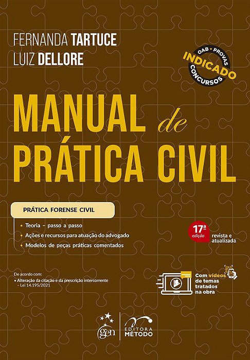 Livro Manual de Prática Civil Tartuce