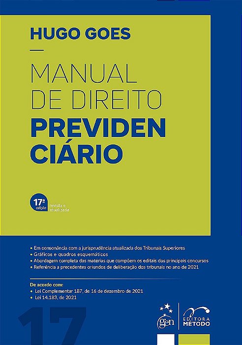 Livro Manual de Direito Previdenciario - Goes