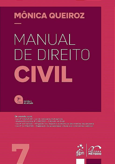 Livro Manual de Direito Civil - Queiroz