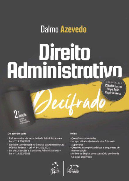 Livro Colecao Decifrado - Direito Administrativo Decifrado - Azevedo