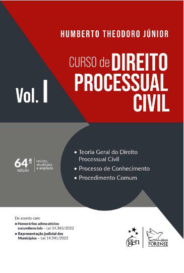 Livro Curso de Direito Processual Civil Vol 1 Theodoro Júnior