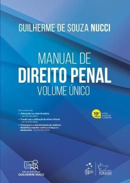 Livro Manual de Direito Penal: Volume ùnico - Nucci - Forense