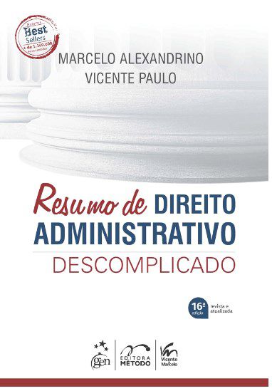 Livro Resumo de Direito Administrativo Descomplicado Alexandrino
