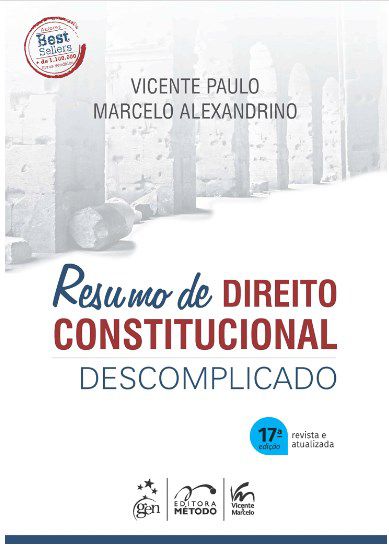 Livro Resumo de Direito Constitucional Descomplicado - Paulo/Alexandrino - Método