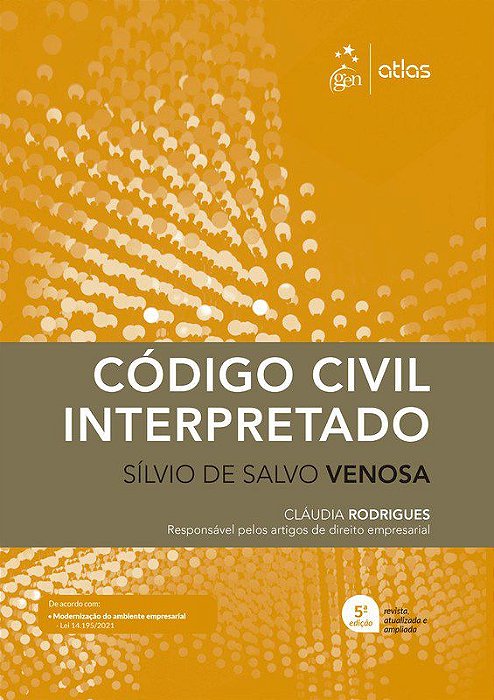 Livro Código Civil Interpretado - Venosa - Atlas