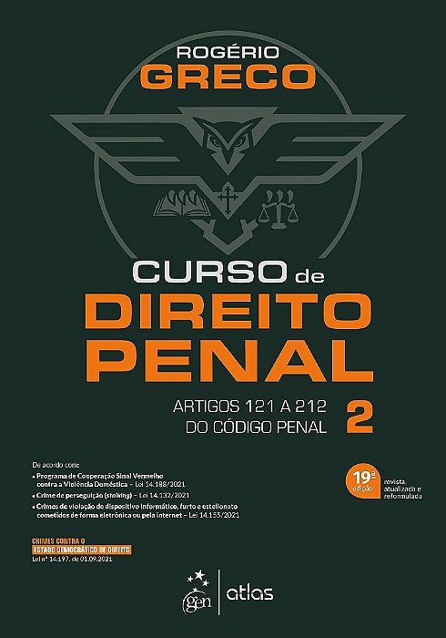 Livro Curso de Direito Penal: Vol. 2 - Greco
