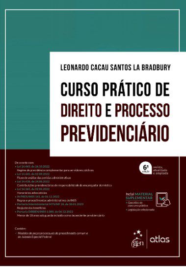 Livro Curso Prático de Direito e Processo Previdenciário  Bradbury