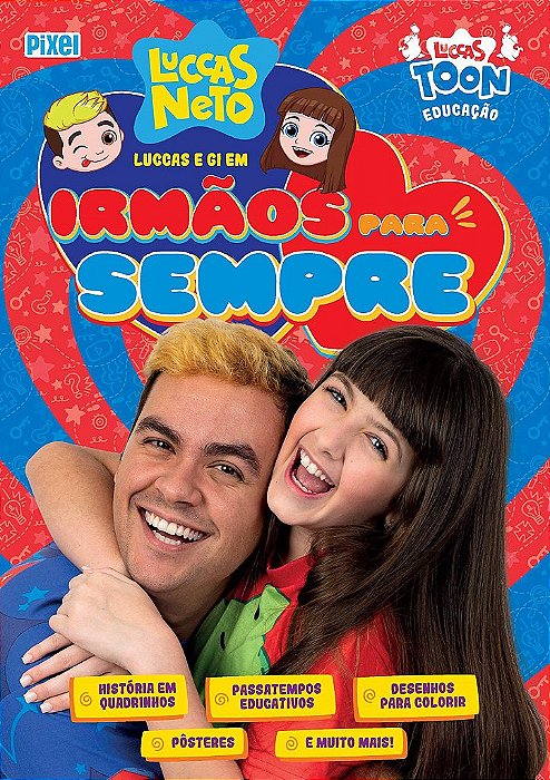 Livro Livrão Luccas e Gi em Irmãos para Sempre - Neto