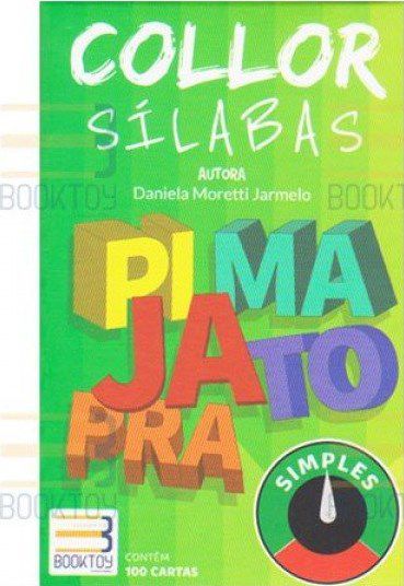 Jogo Collor Sílabas Simples - Jarmelo - Booktoy