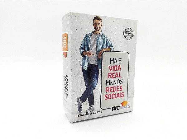 Livro Caixinha Mais Vida Real, Menos Redes Sociais -