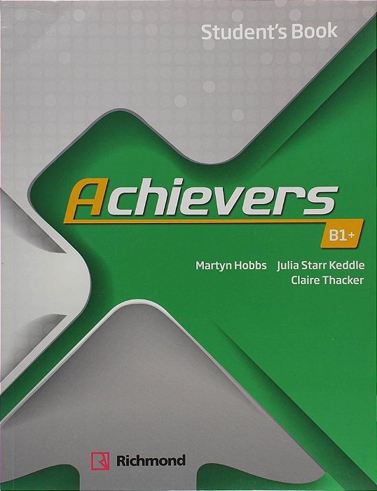 Livro Achievers B1+ Student's Book