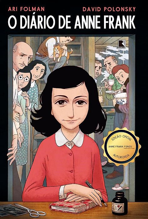 Livro Diário de Anne Frank em Quadrinhos