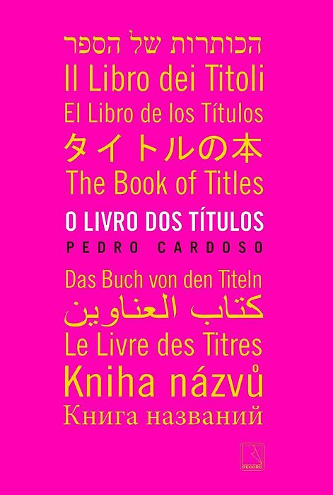 Livro dos Títulos - Cardoso - Record