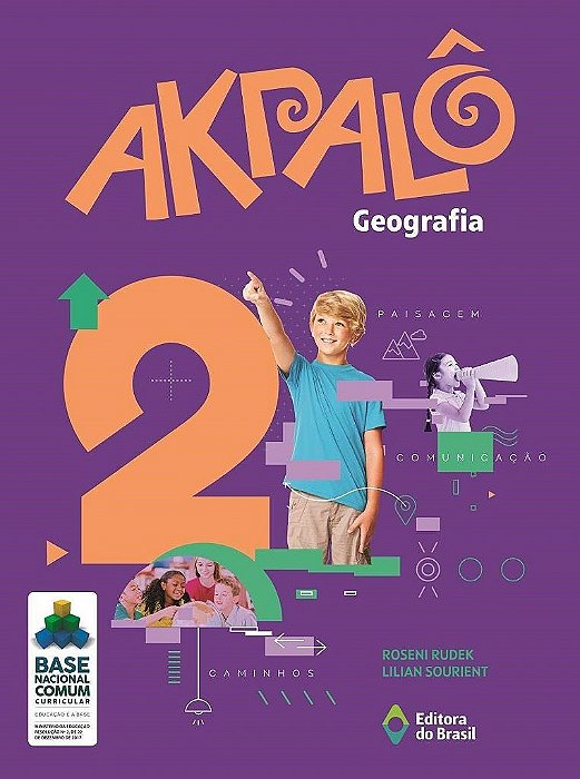Livro Akpalo Geografia: 2 ano  Rudek  Brasil