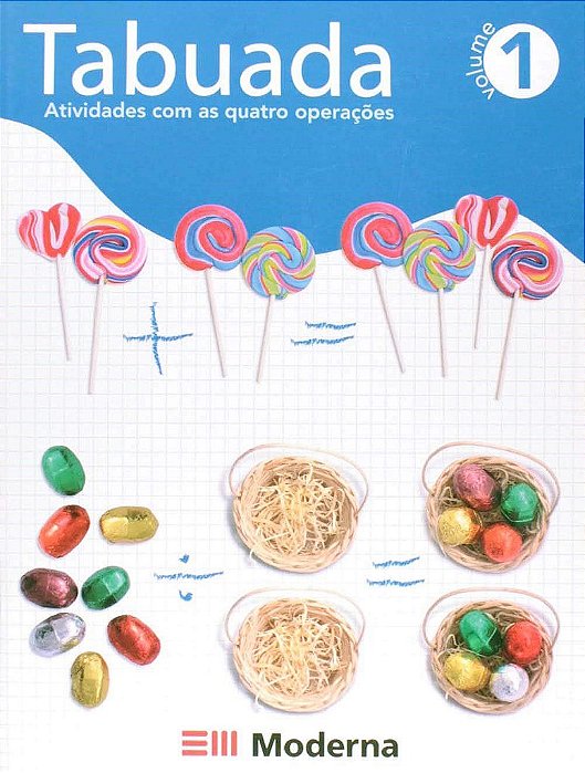 Livro Tabuada 1 - Moderna