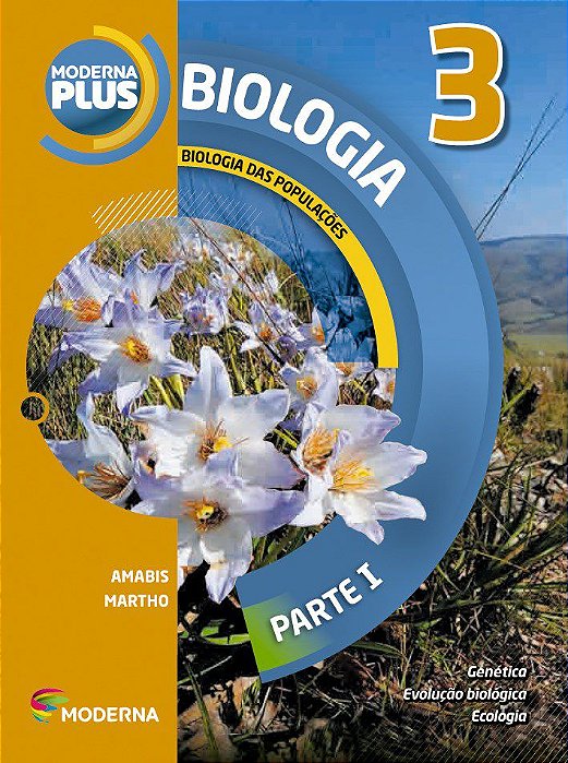 Livro Moderna Plus Biologia 3 - Rodrigues - Moderna