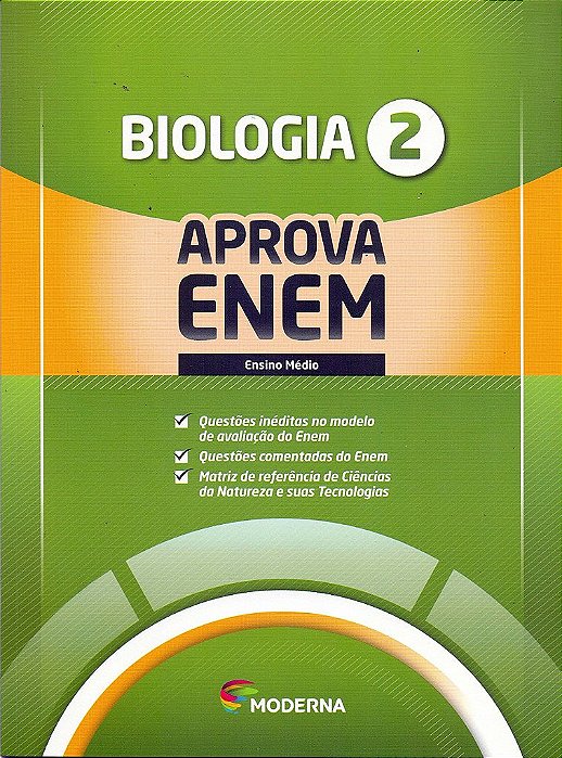 Livro Caderno Aprova Enem - Biologia 2 ano - Moderna