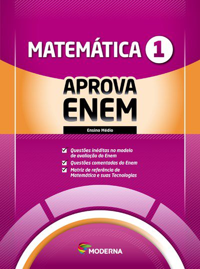 Livro Caderno Aprova Enem - Matematica 1 - Editora Moderna