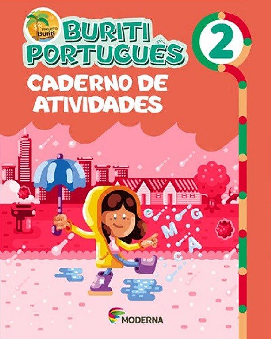 Livro Buriti - Portugues - 2 Ano - Caderno De Atividades - Editora moderna