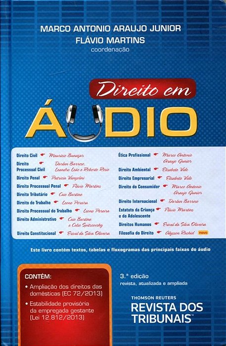 Livro Direito em Audio - Araujo Junior/martin