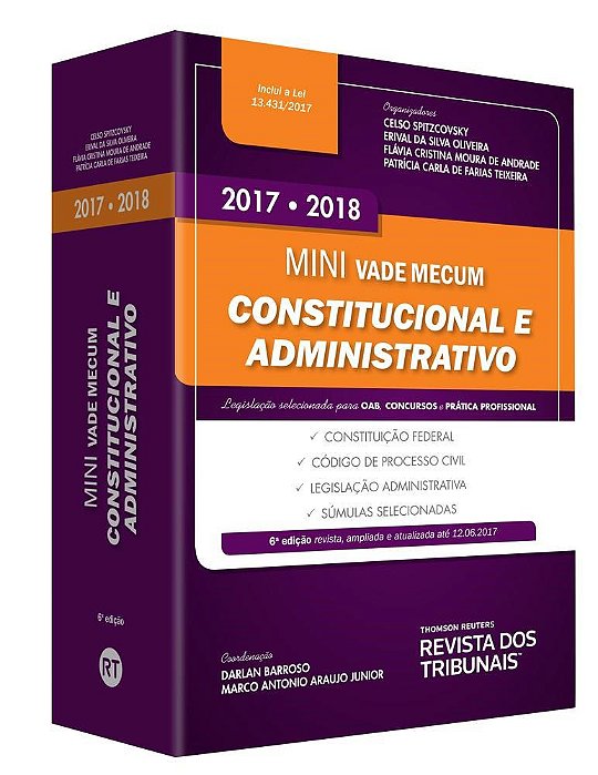 Livro Mini Vade Mecum Constitucional e Administrativo. Legislacao Selecionada par - Spitzcovsky/oliveira