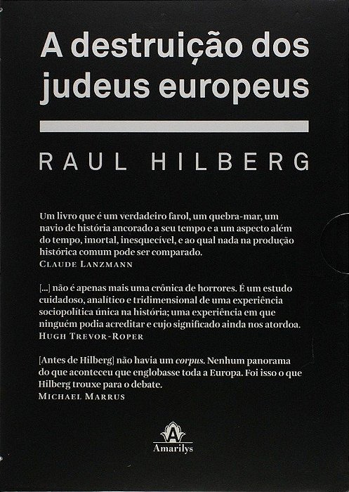 Livro A Destruição dos Judeus Europeus