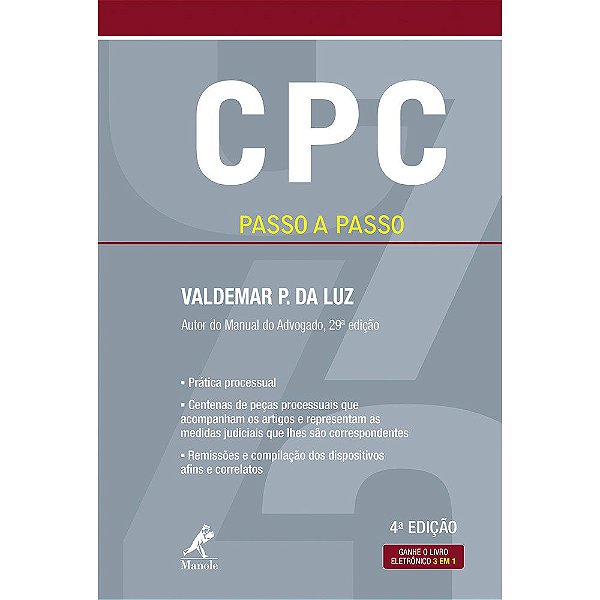 Livro Cpc Passo a Passo - Luz - Manole