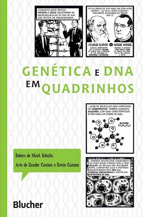Livro Genetica e Dna em Quadrinhos - Schultz