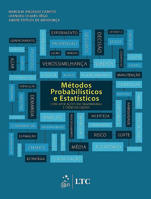 Livro Metodos Probabilisticos e Estatisticos com Aplicacoes em Engenharias e Cien - Campos/rego/feitoza